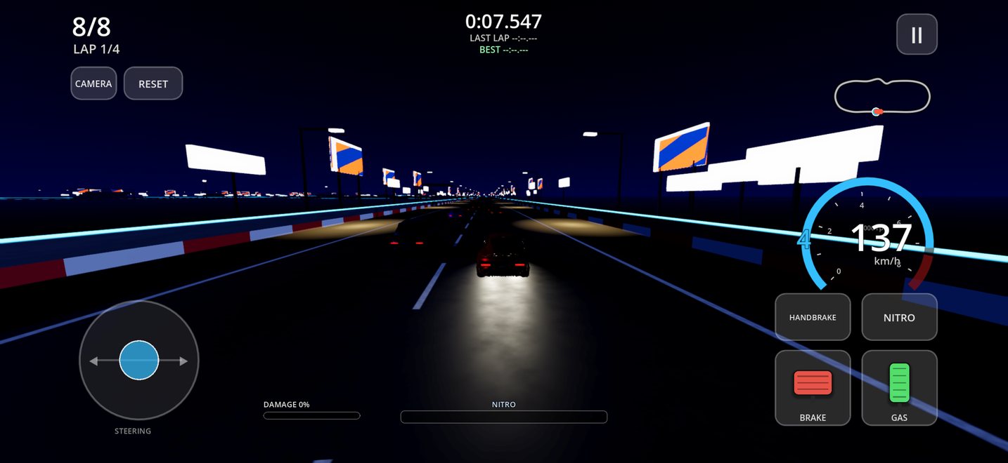 Neon speedway
